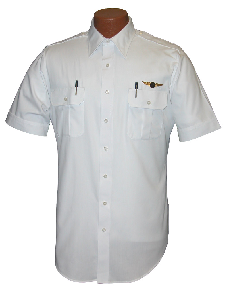 Van Heusen Short Sleeve Pilot Shirt Tall